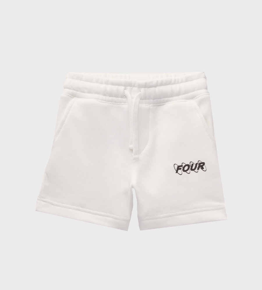 Baby Circles Logo Shorts Panna