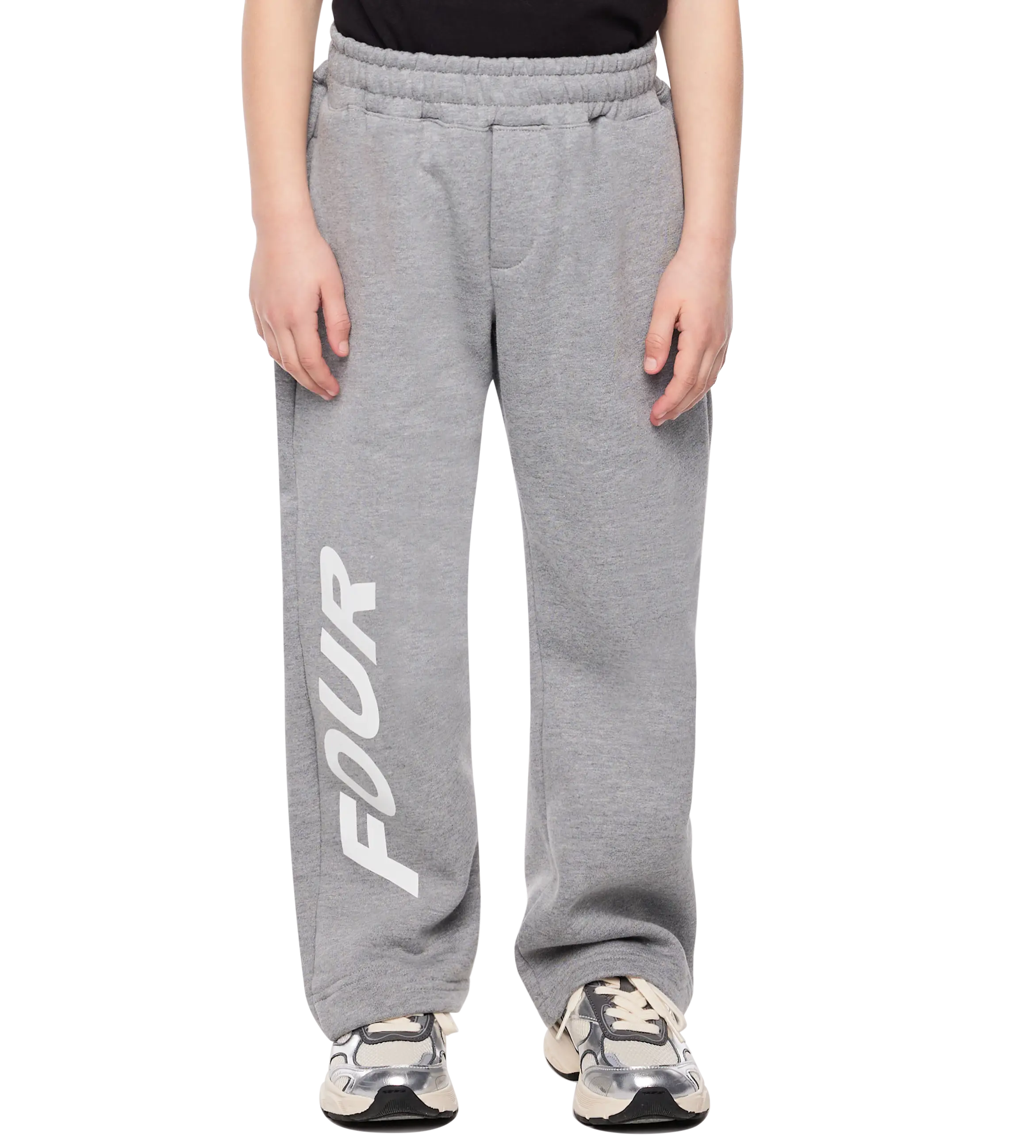 Reconstructed Circles Straight Leg Pants Grey Melange