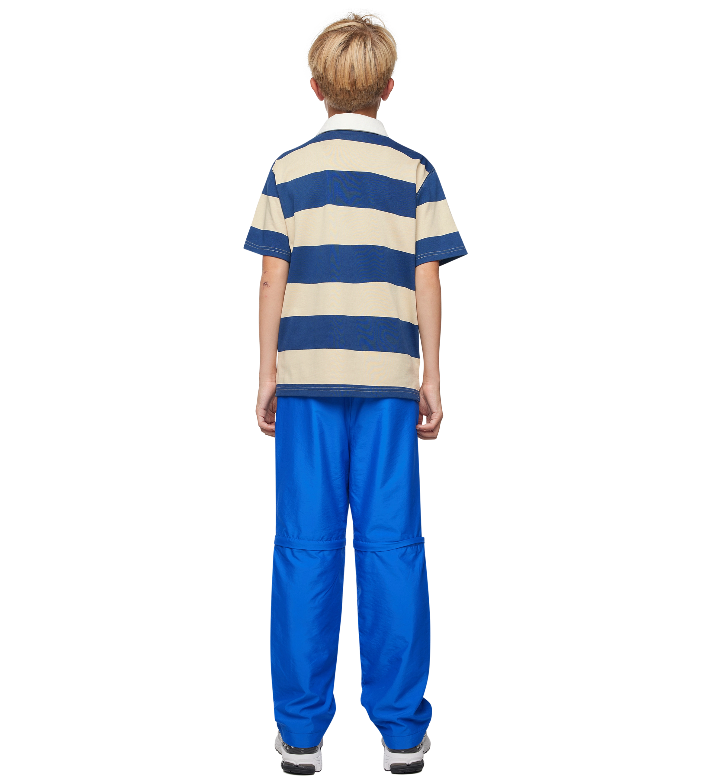 Script Polo Faded Brick/ Donkerblauw