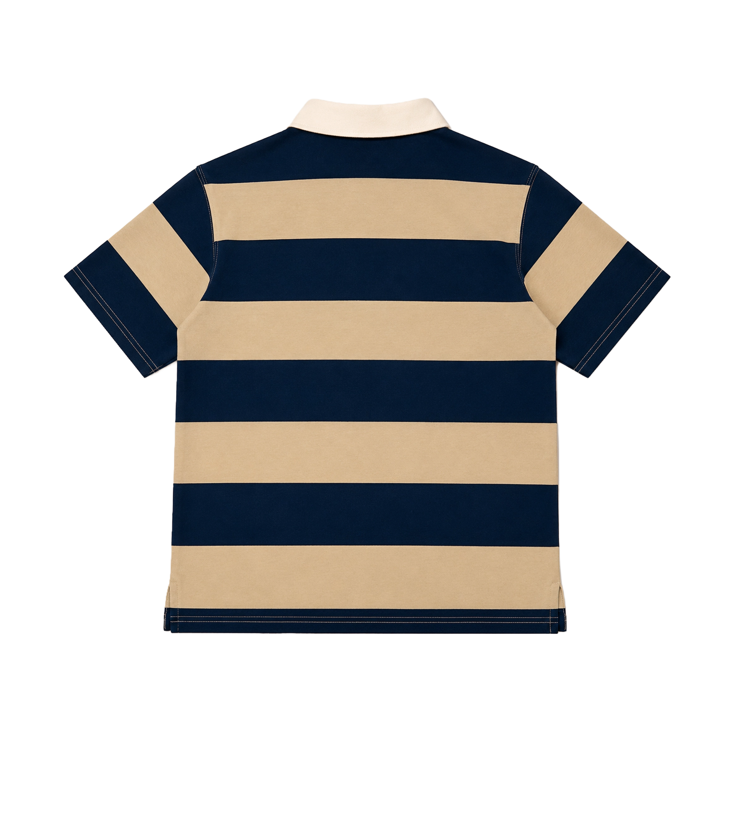 Script Polo Faded Brick/ Donkerblauw