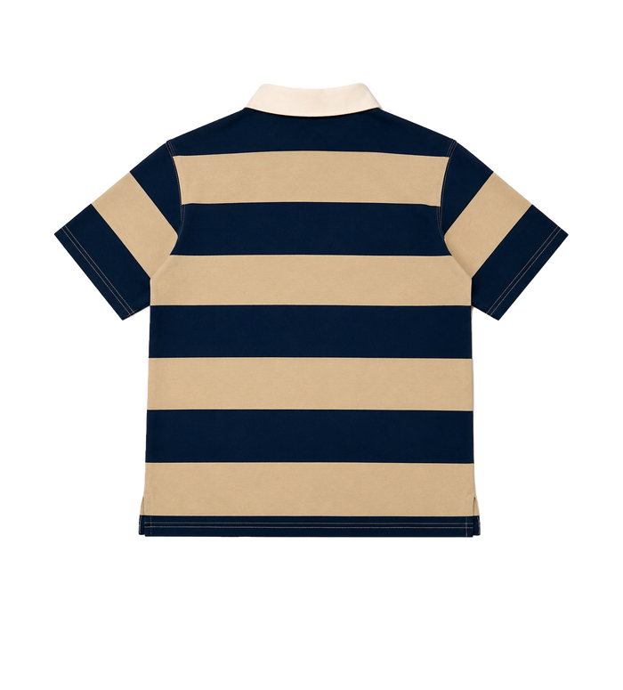 Script Polo Faded Brick/ Dark Blue