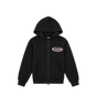 Reconstructed Circles Zip Up Hoodie Zwart