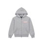 Reconstructed Circles Zip Up Hoodie Grijs Melange