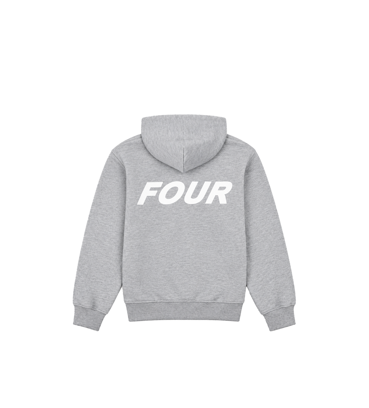 Reconstructed Circles Zip Up Hoodie Grijs Melange