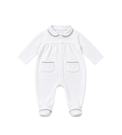 Romper verso hart eco bont wit-beige