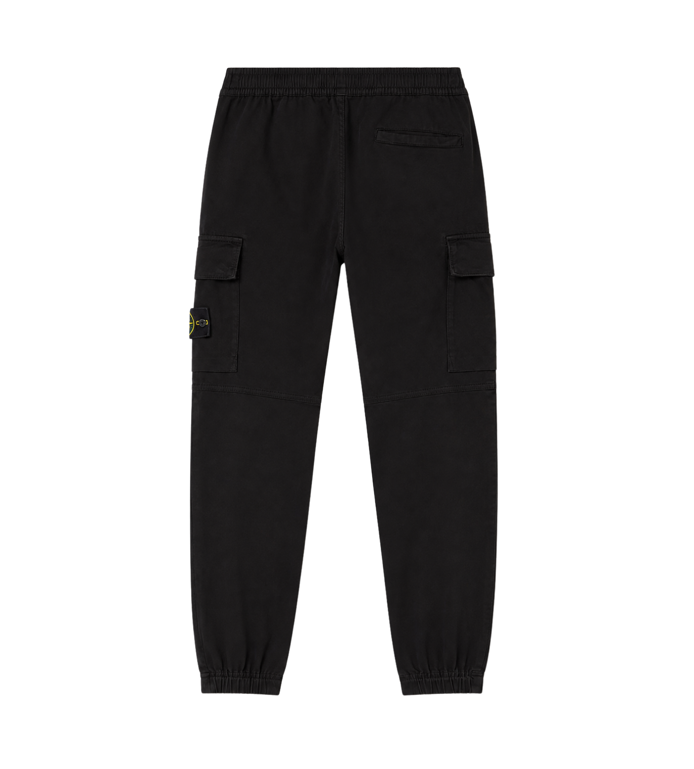 Kids Tapered Cargo Trousers Black