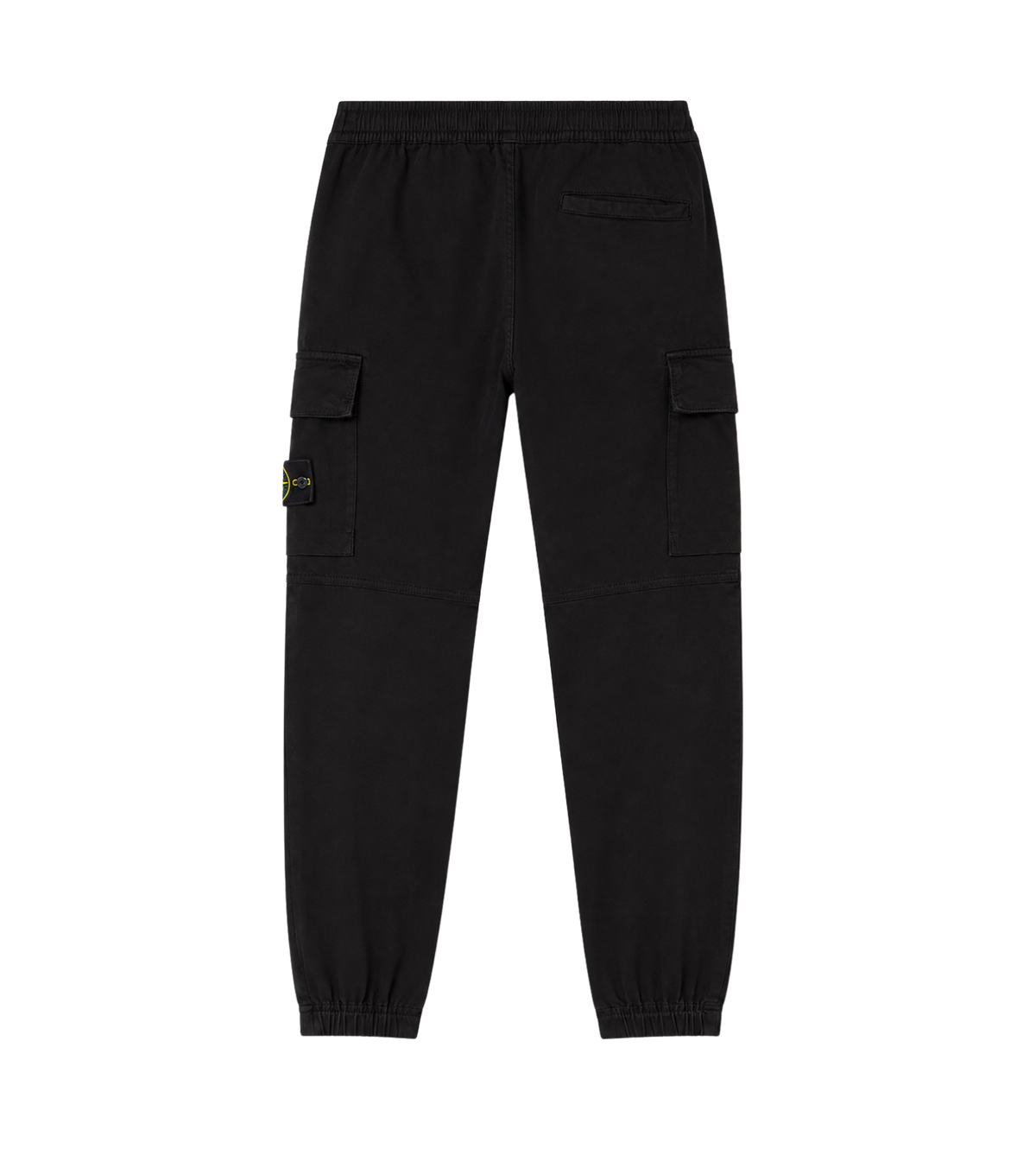 Kids Tapered Cargo Trousers Black