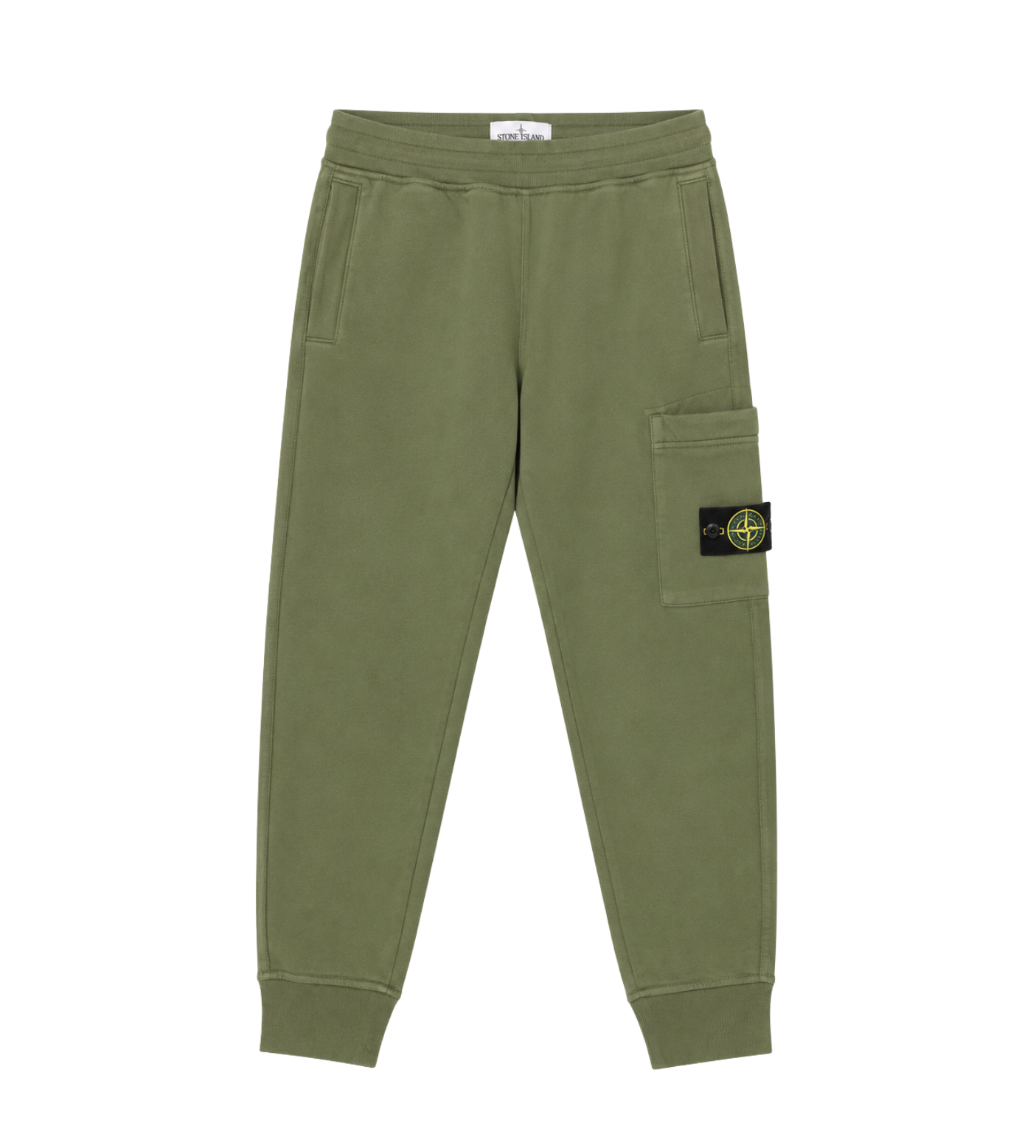 Kids Logo Patch Cargo Pants Green