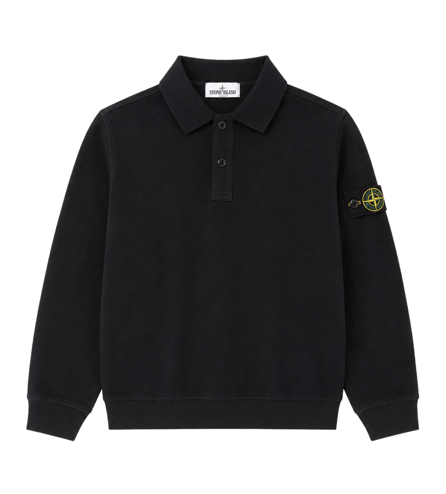Kids Compass Patch Terry Polo Shirt