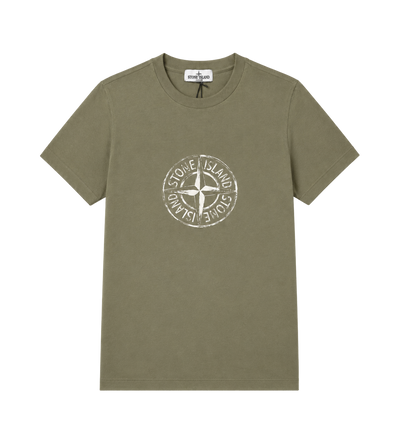 Kids T-shirt met Logoprint Saliegroen
