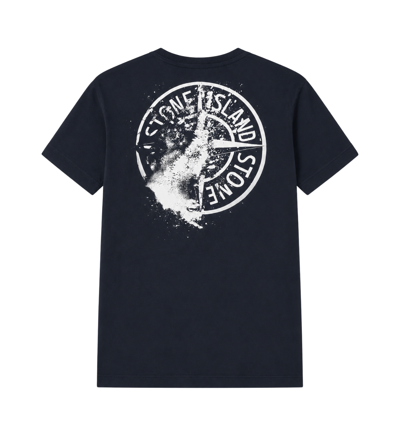 Kids Junior Compass Badge T-Shirt Blue