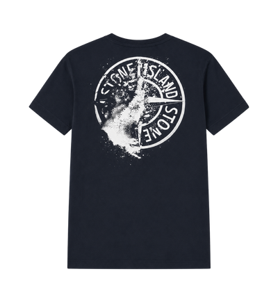 Kids Junior Kompas Badge T-Shirt Blauw
