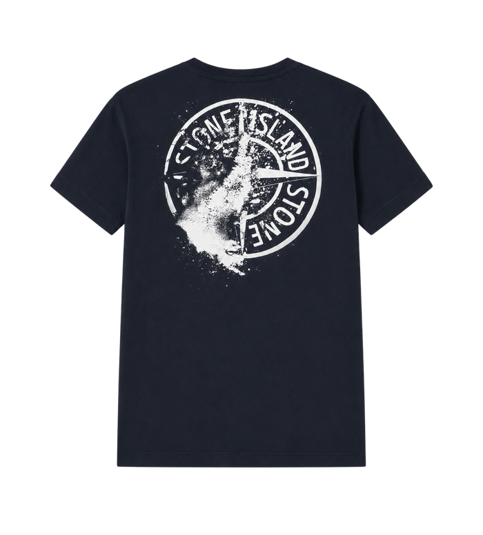 Kids Junior Kompas Badge T-Shirt Blauw