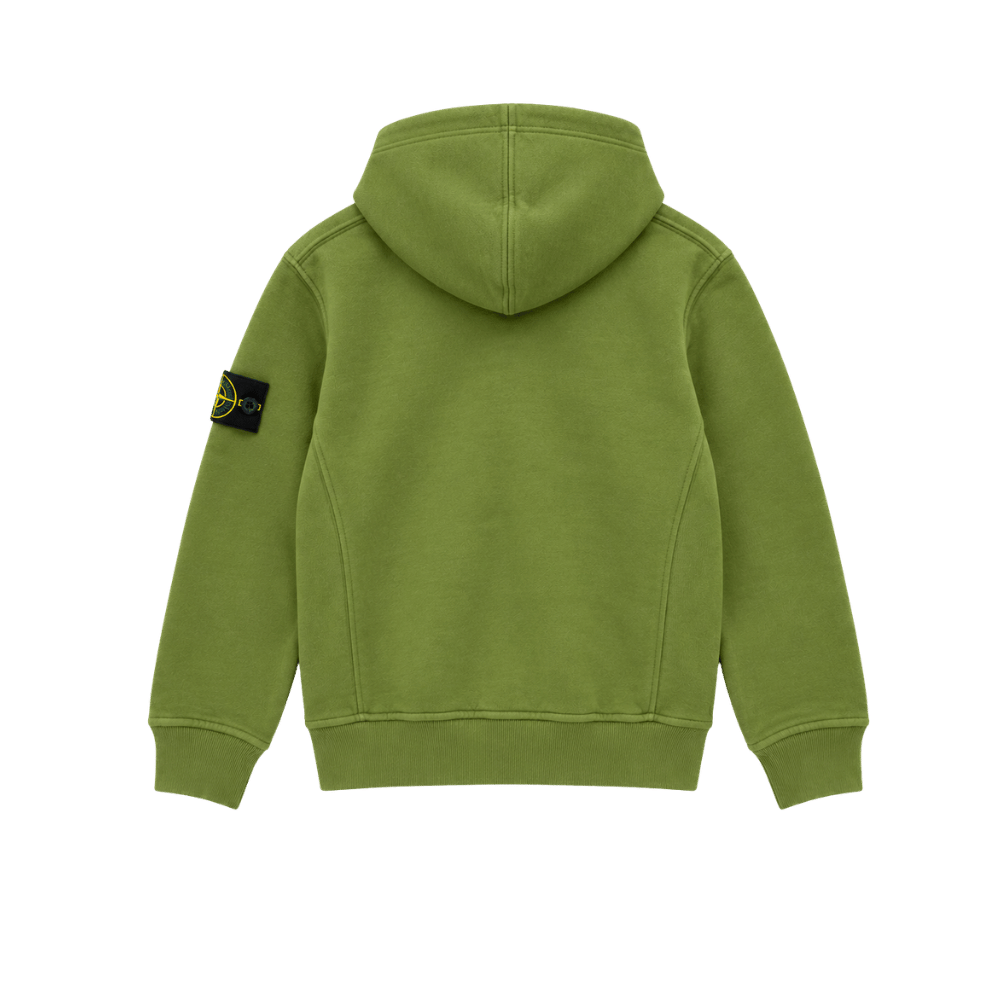 Kids Junior Badge Hoodie Green