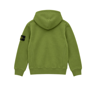 Kids Junior Badge Hoodie Green