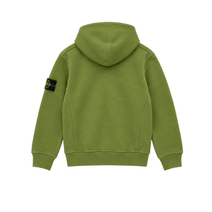 Kids Junior Badge Hoodie Green