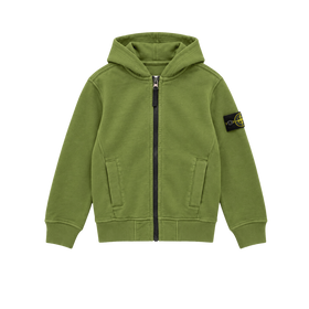 Kids Junior Badge Hoodie Green