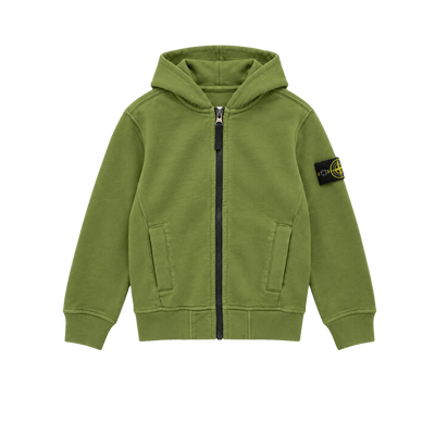 Kids Junior Badge Hoodie Green