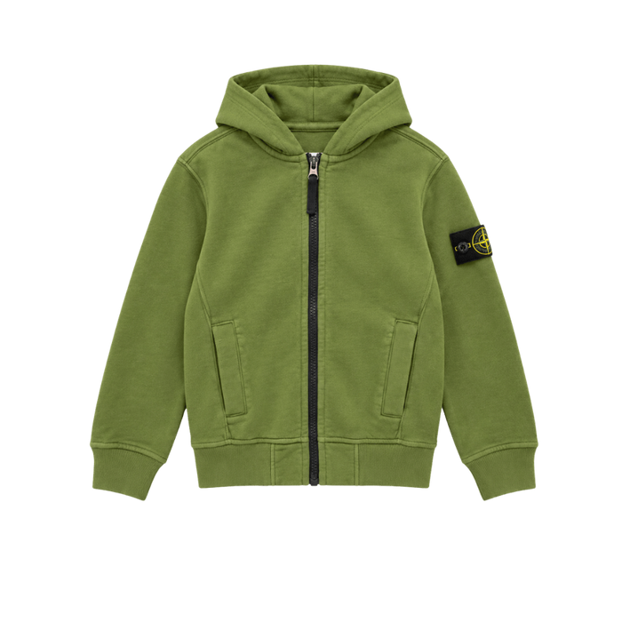Kids Junior Badge Hoodie Green