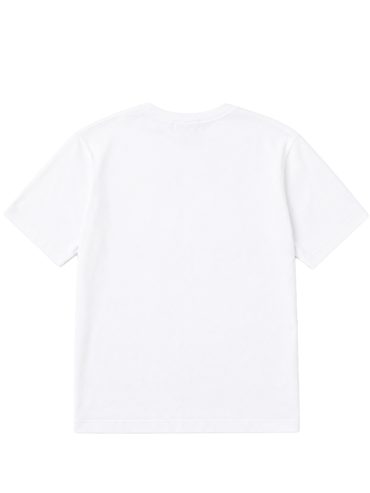 Kids Compass-Patch T-shirt in White