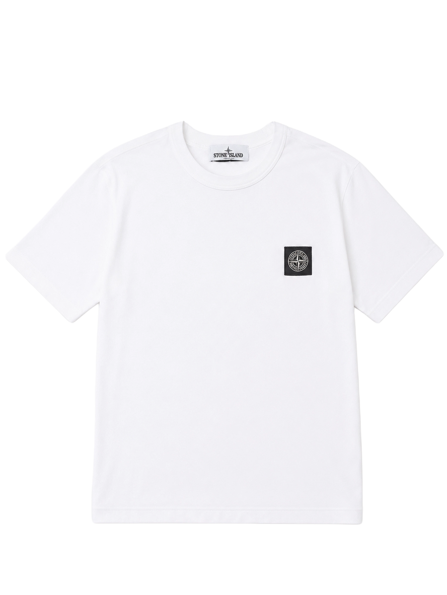 Stone Island Compass-Patch T-shirt in White