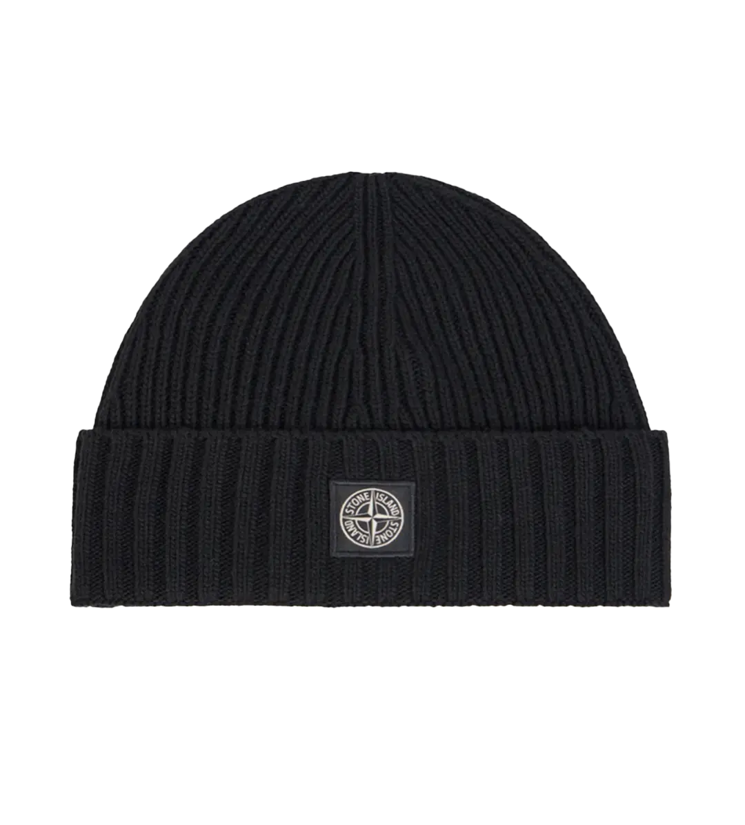 Stone Island Junior Knitted Beanie in Black (Kids)