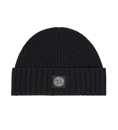 Kids Knitted Beanie Black