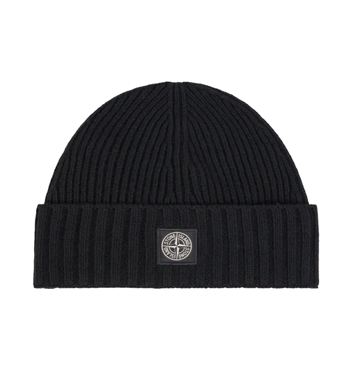 Kids Knitted Beanie Black