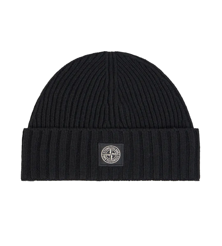 Kids Knitted Beanie Black