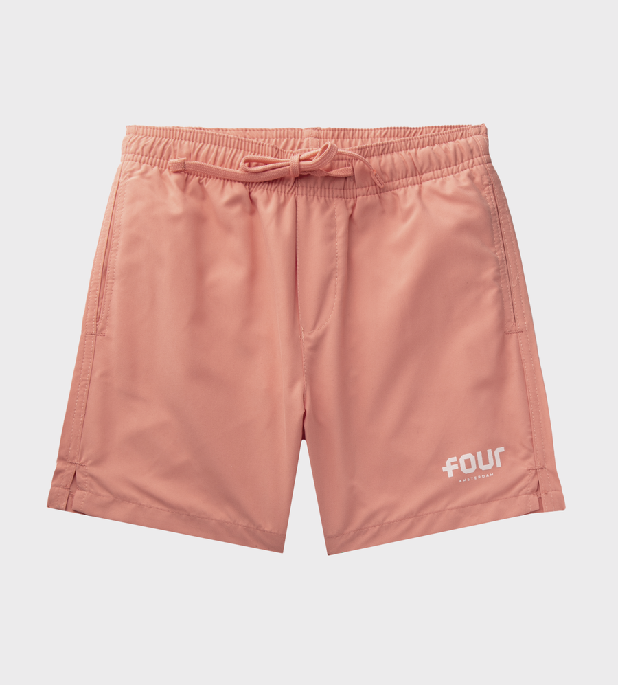 Logo Swim Shorts Blooming Dahlia