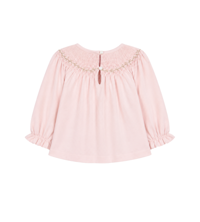 Baby Ruffled Collar Blouse Pink