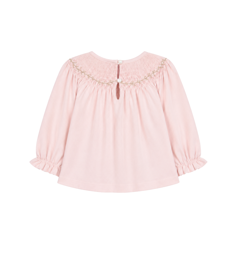 Baby Blouse Kraag met Ruches Roze
