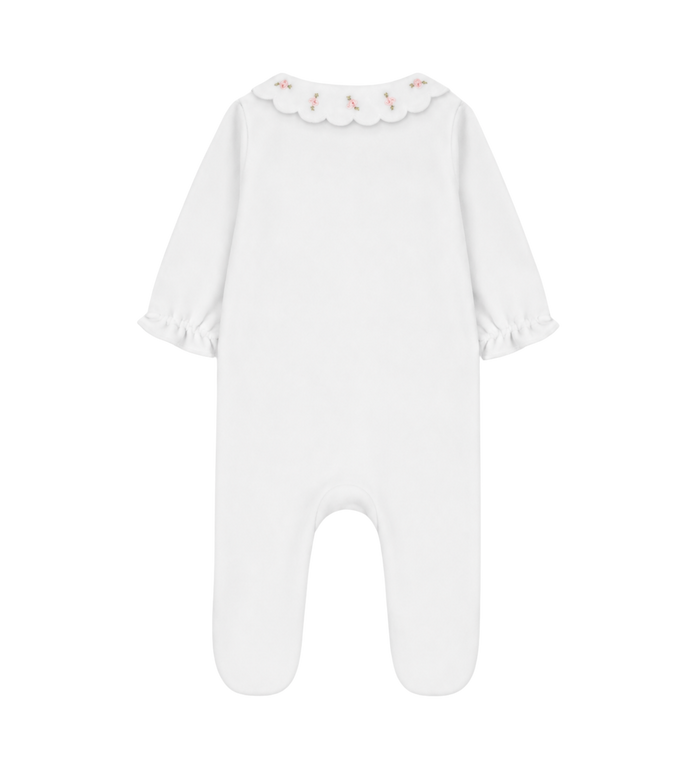 Baby Pyjama Wit/Roze