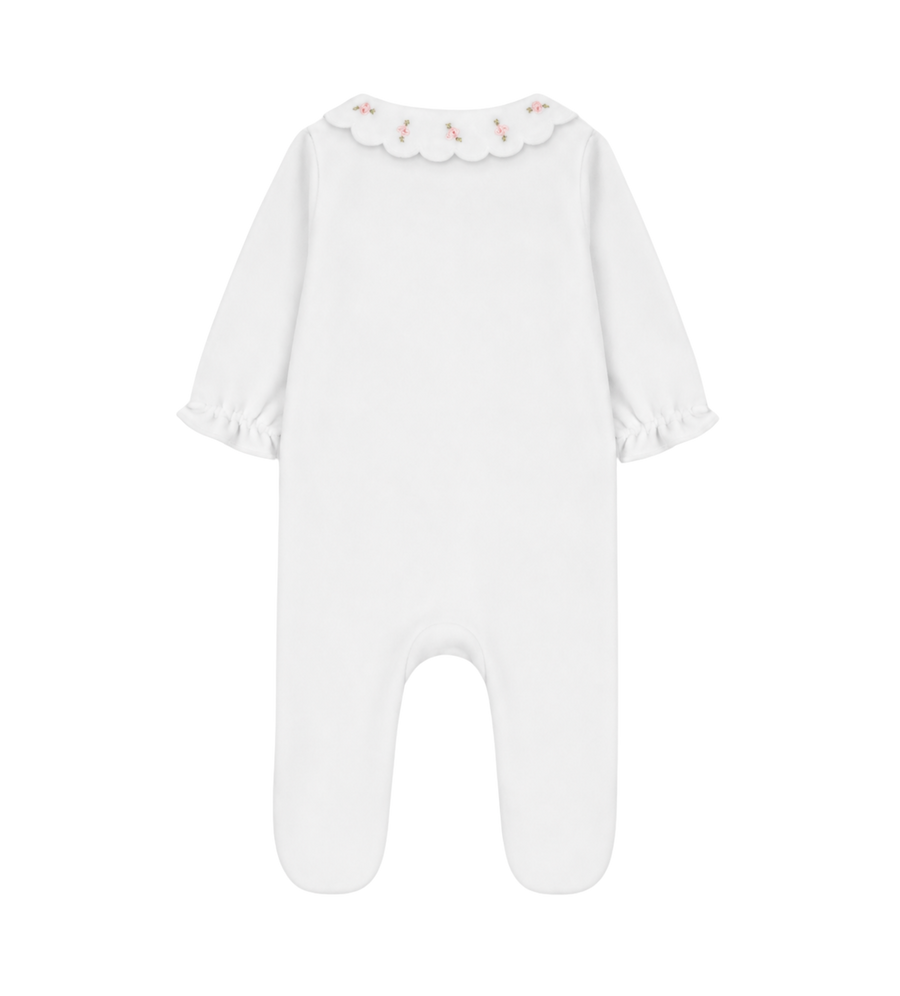 Baby Pyjama Wit/Roze
