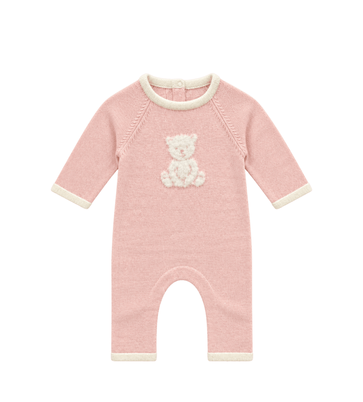 Baby jumpsuit beer roze