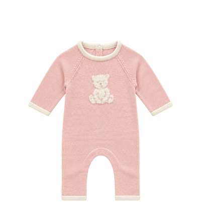 Baby jumpsuit beer roze