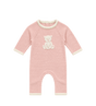 Baby jumpsuit beer roze