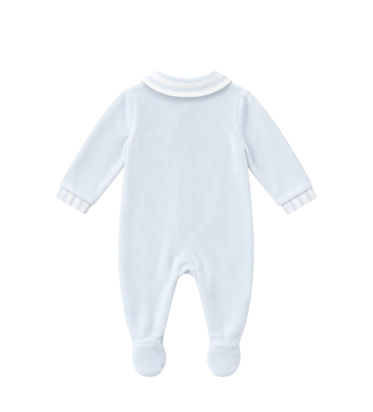 Baby Hemelsblauw gestreepte fluwelen pyjama