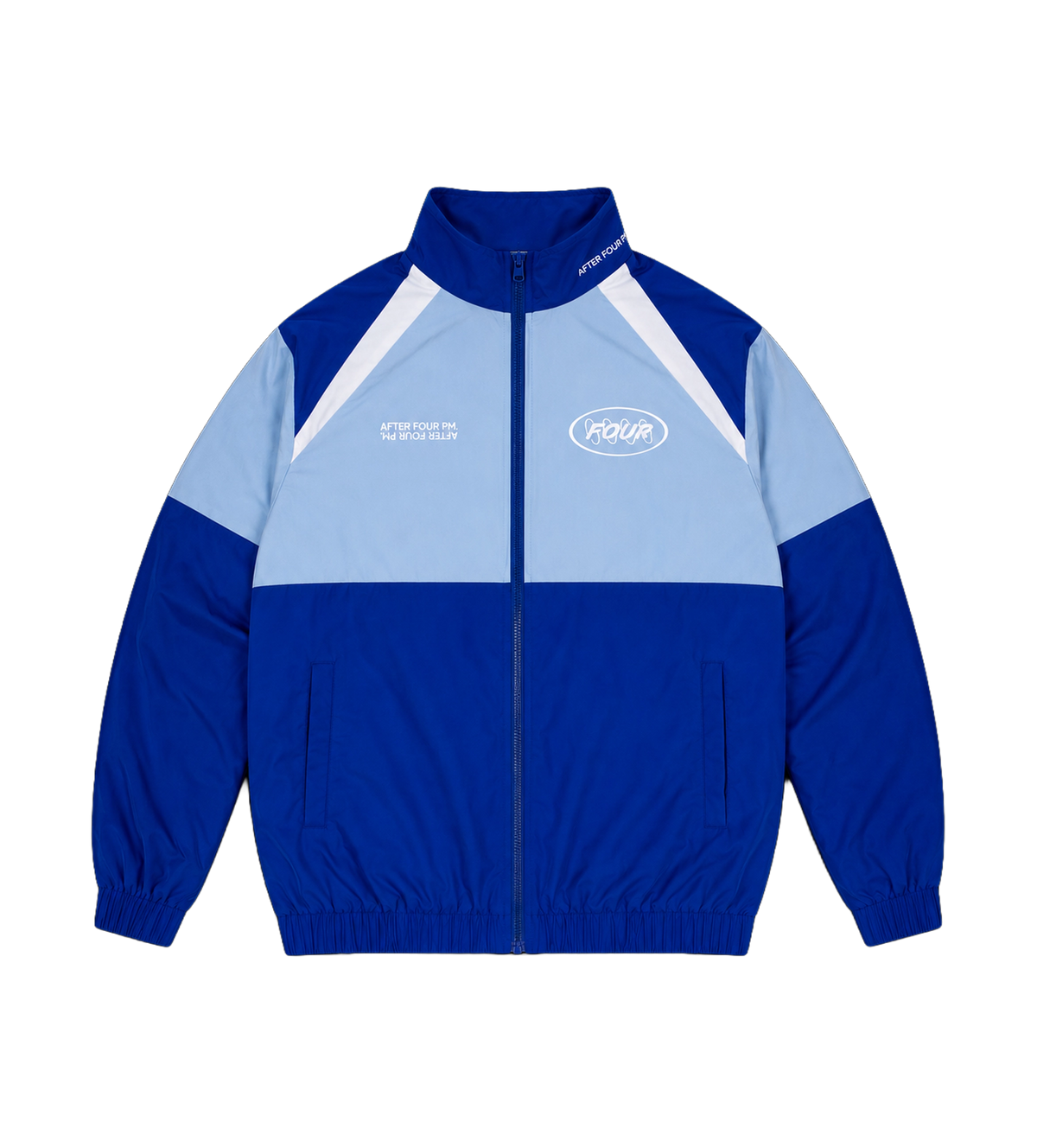 Contained Circles Zip Off Sleeve Jas Donkerblauw