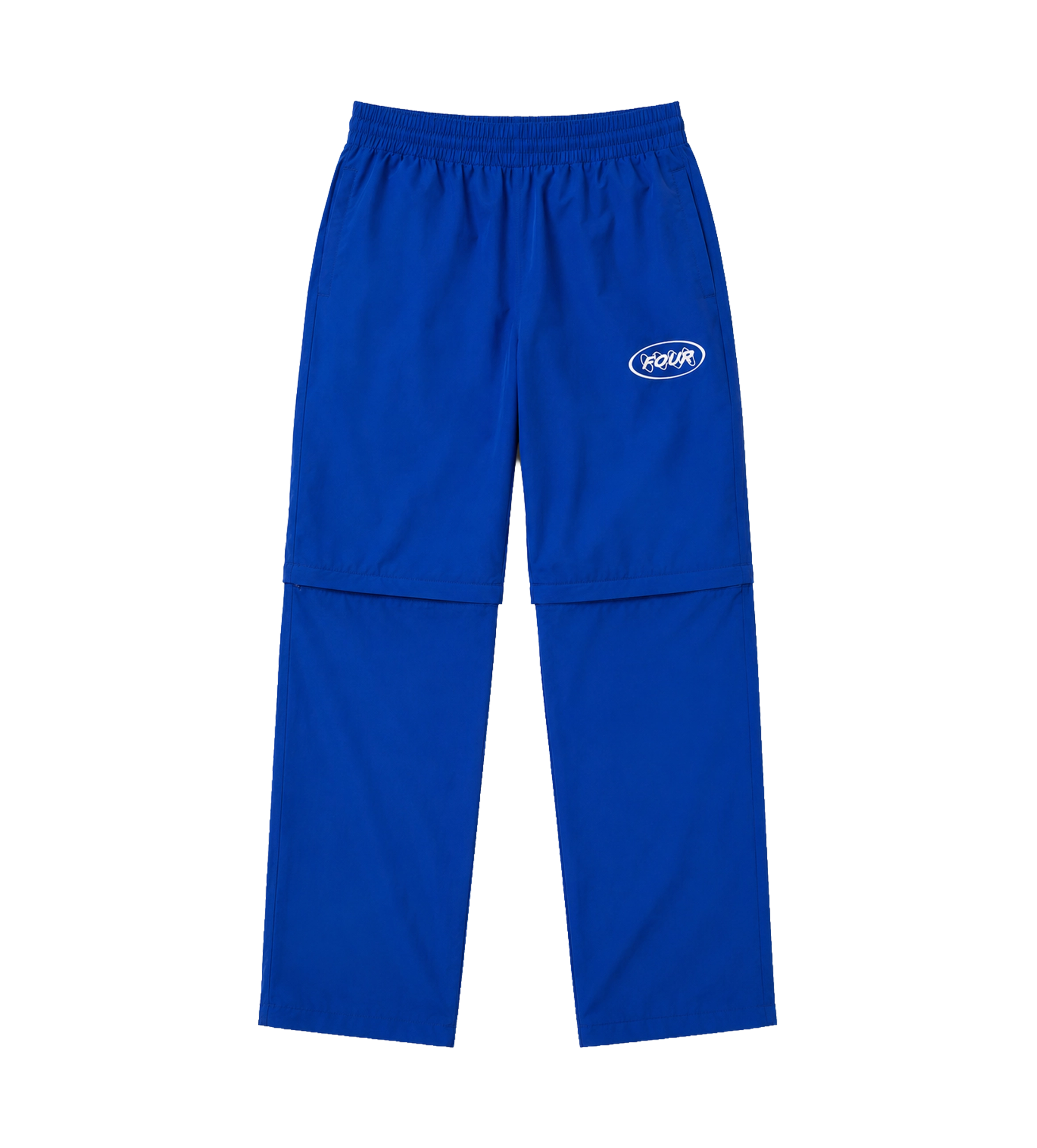 Contained Circles Zip Off Broek Donkerblauw