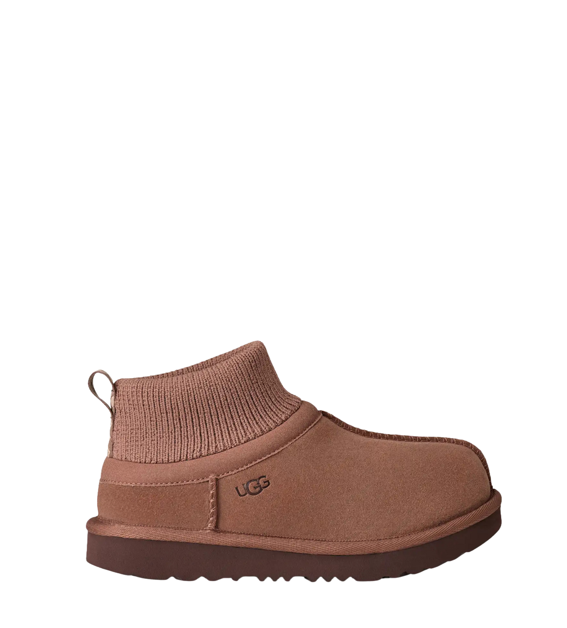 UGG Klassieke Ultra Mini Stretch-manchet voor kinderen in Rocky Oak (GS)