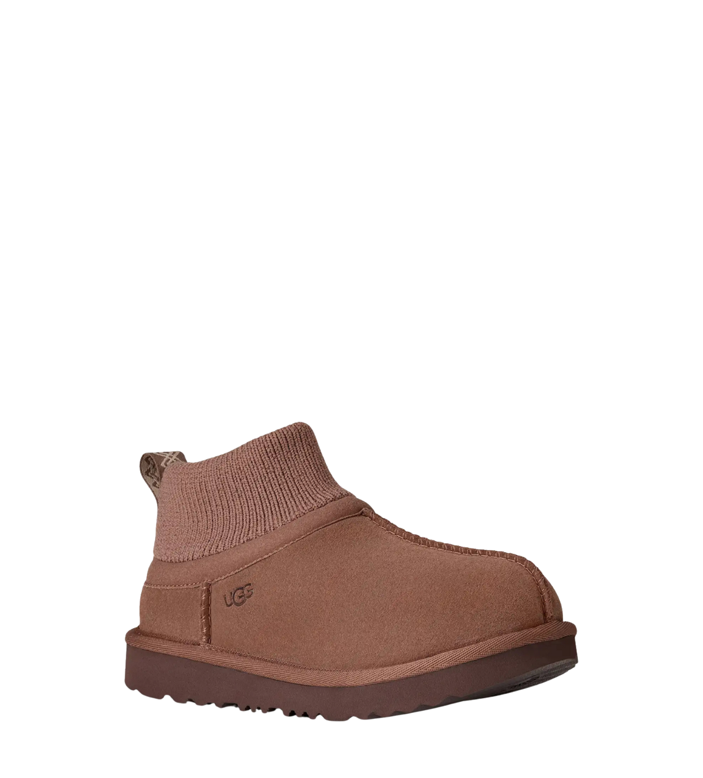UGG Klassieke Ultra Mini Stretch-manchet voor kinderen in Rocky Oak (GS)