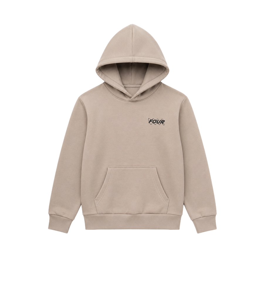 Circles Logo Hoodie Vintage Kaki