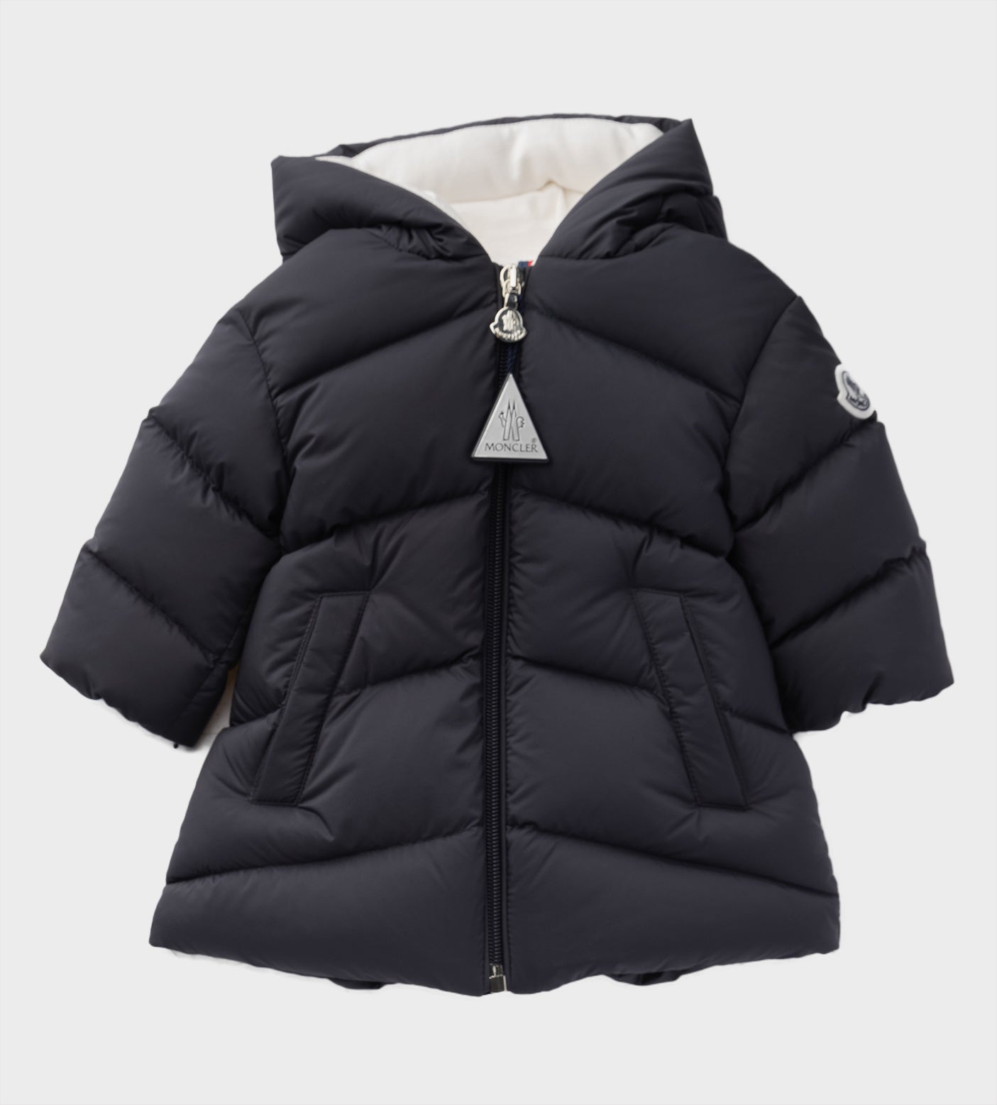 Quilted Padded Coat Blue