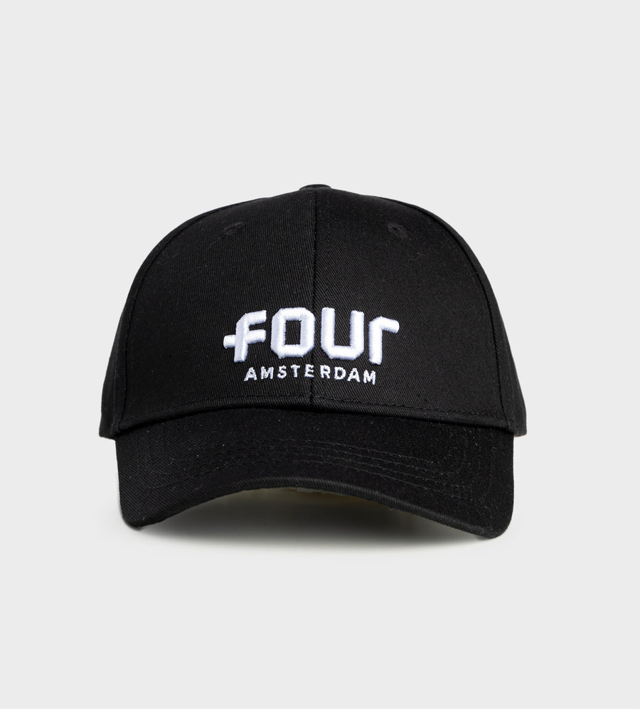 Four Logo Cap Black