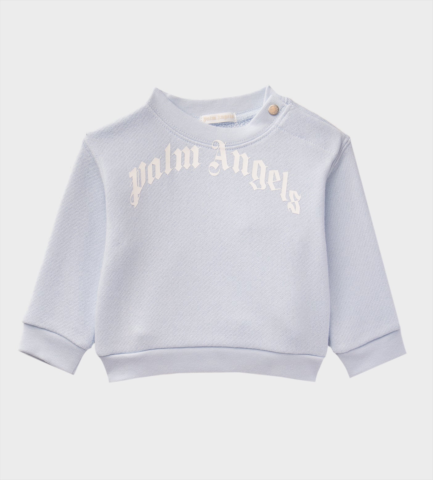 Logo Cotton Sweatshirt Blue