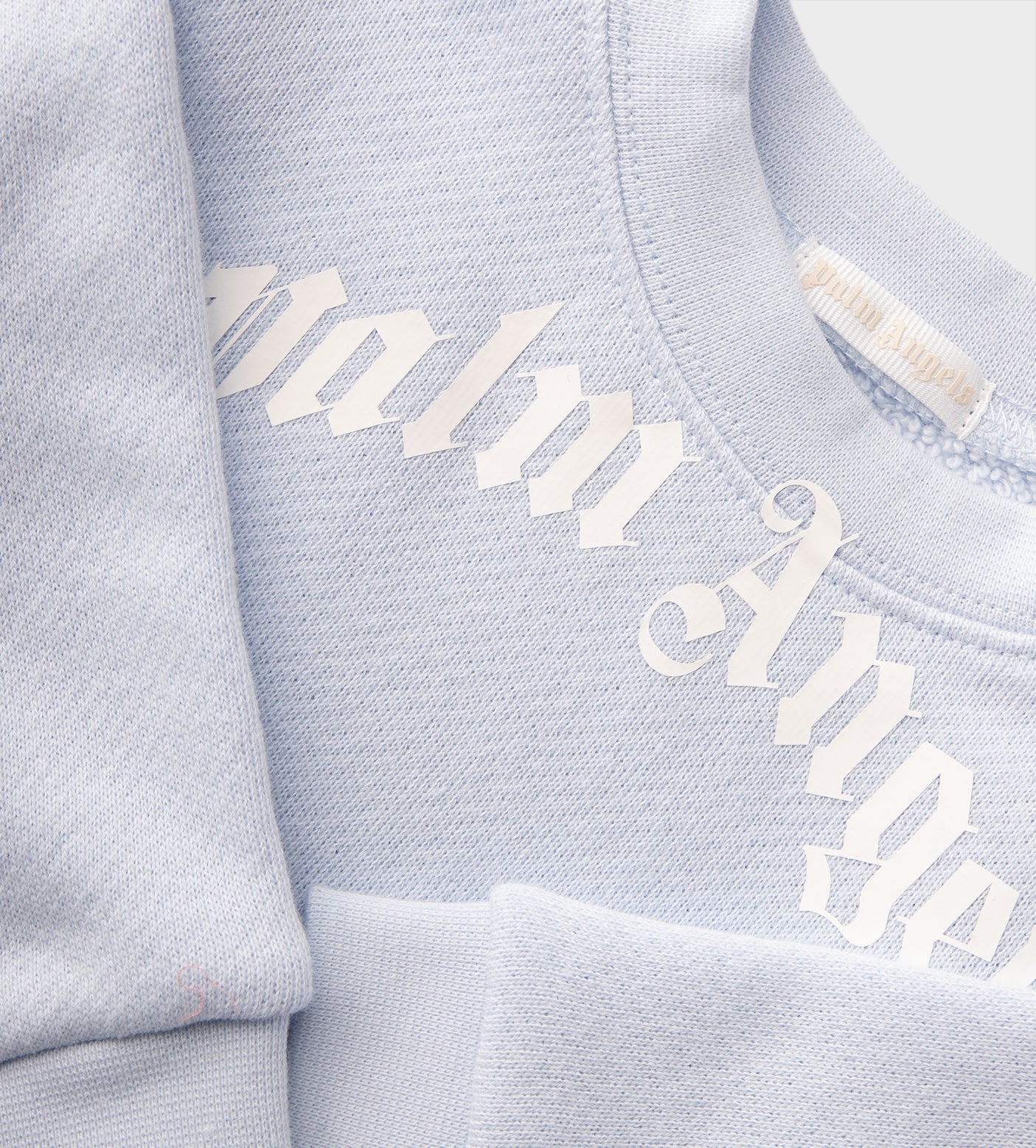 Logo Cotton Sweatshirt Blue