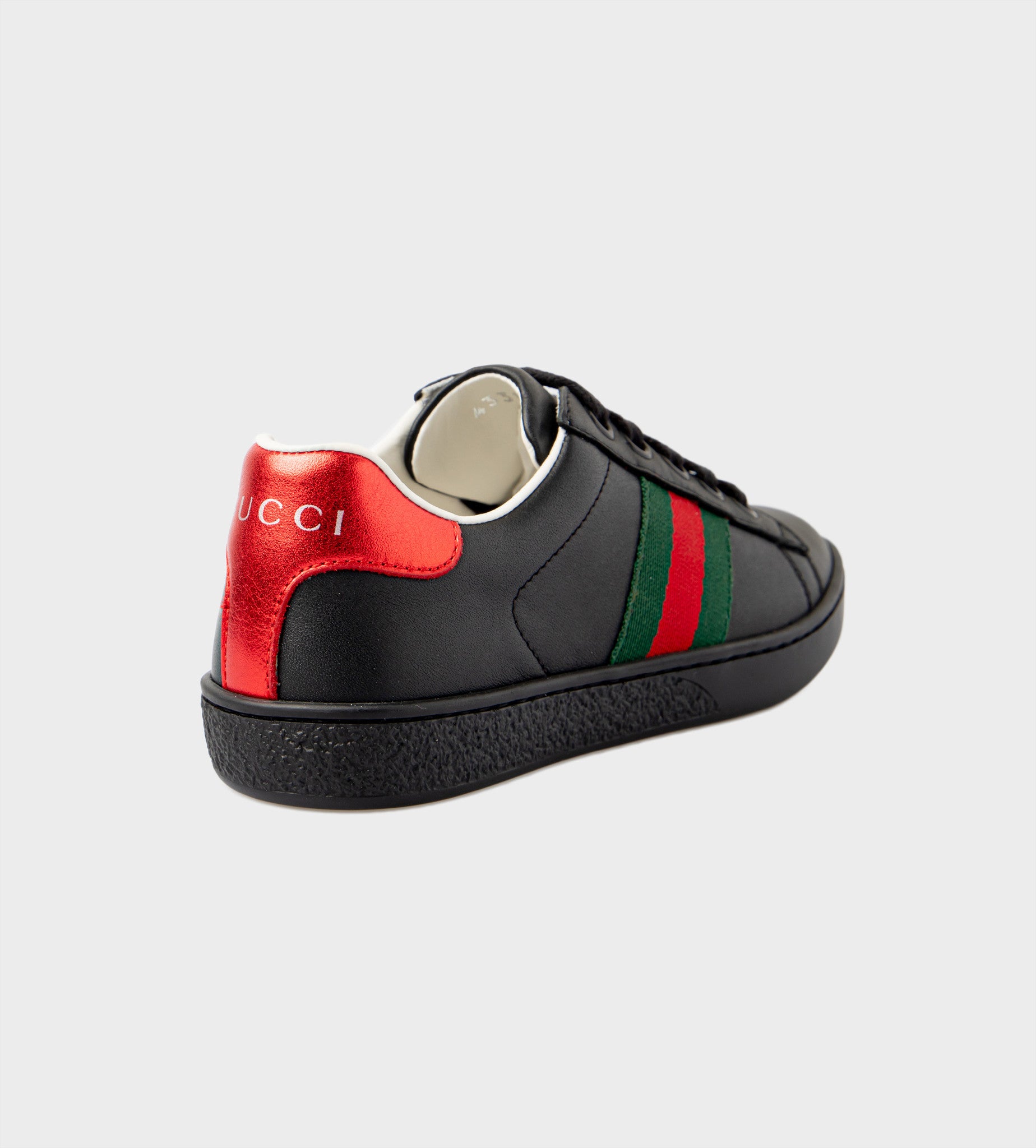 Ace Leather Sneaker Black