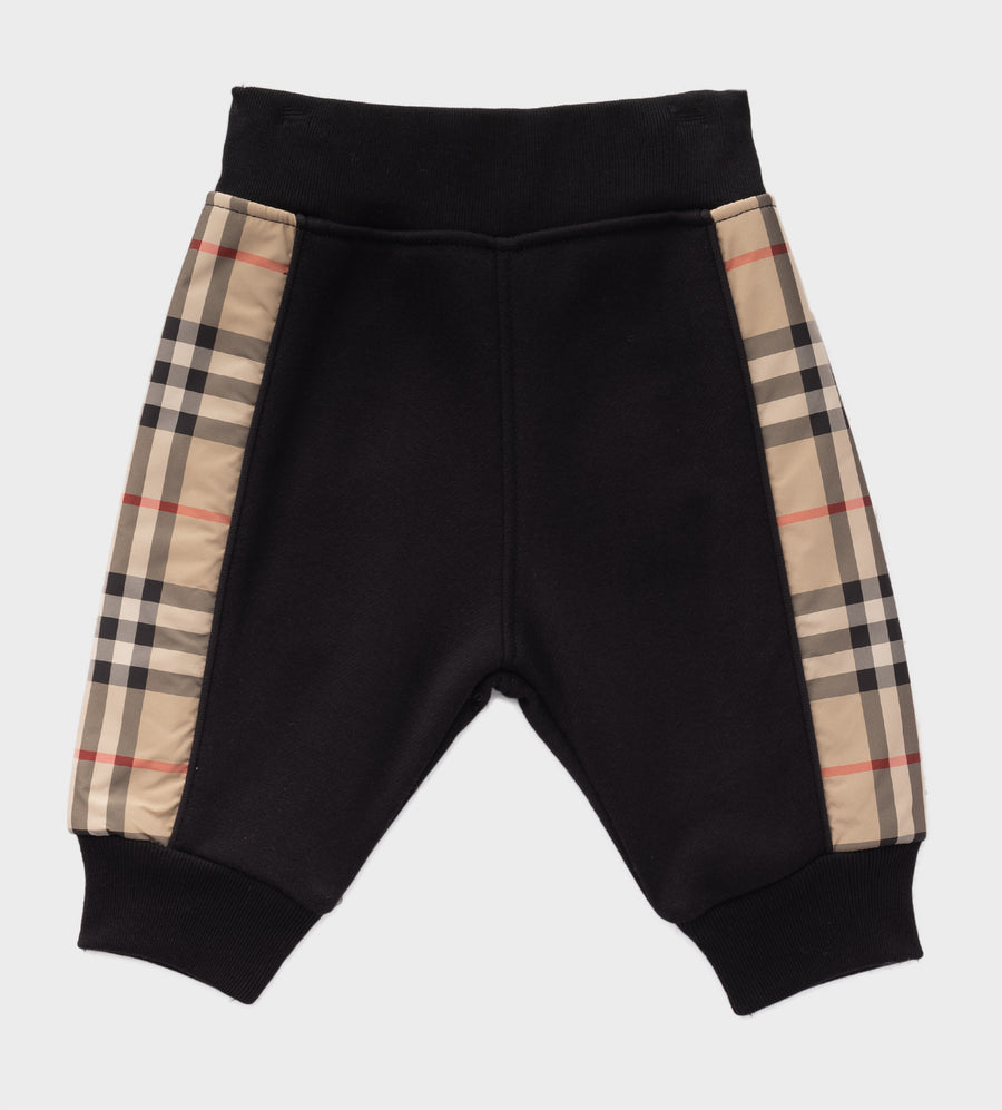 Baby Graham Cotton Sweatpants Black