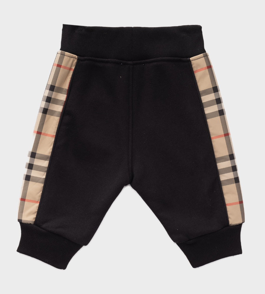 Baby Graham Cotton Sweatpants Black